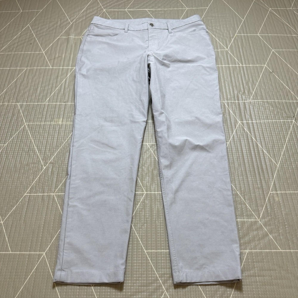 Lululemon ABC Classic-Fit 5 Pocket Pant *Utilitech 36 Seal Grey 30" LM5AQIS
